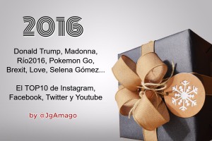 Así fue el año 2016 en Twitter, Facebook, Instagram y Youtube. El Top 10 de las principales plataformas sociales por @JgAmago en @thetopictrend