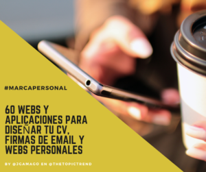 #MarcaPersonal Más de 60 Webs y Aplicaciones para Crear tu Visibilidad en las Redes Sociales y Profesionales 🚩 by @JgAmago en @TheTopicTrend